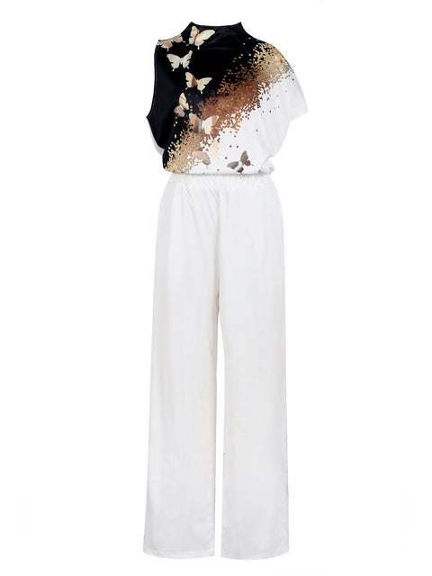 ANDRIANA ABSTRACT JUMPSUIT